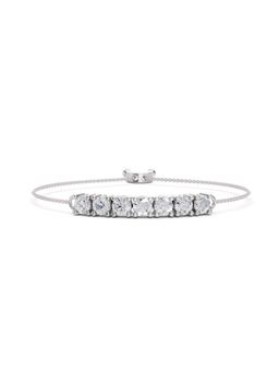 Sparkles - Lab Grown Diamond IGI Certified Fashion Bracelet 1.72 Ct Round Shaped 14K White Gold