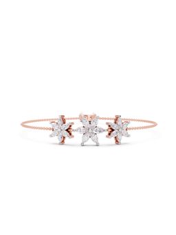 Sparkles - Lab Grown Diamond IGI Certified Fashion Bracelet 1.74 Ct Marquise Shaped 14K Rose Gold