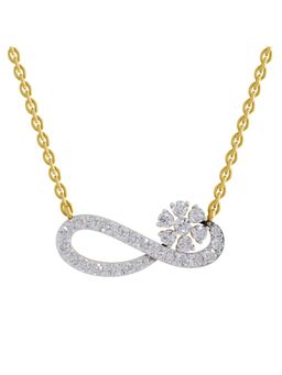 Sparkles - Lab Grown Diamond IGI Certified Necklace 0.84 Ct Round Shaped 14K Yellow Gold