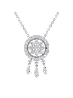 Sparkles - Lab Grown Diamond IGI Certified Necklace 2.21 Ct Round Shaped 14K Gold