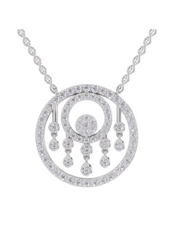 Sparkles - Lab Grown Diamond IGI Certified Necklace 1.51 Ct Round Shaped 14K Gold