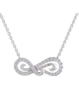 Sparkles - Lab Grown Diamond IGI Certified Necklace 0.97 Ct Round Shaped 14K Gold