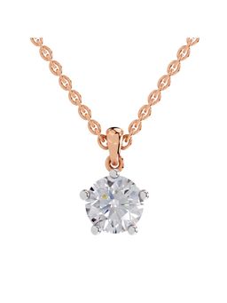 Sparkles - Lab Grown Diamond 2.01 Ct Pear Blossom Pendant 14K Rose Gold IGI Certified