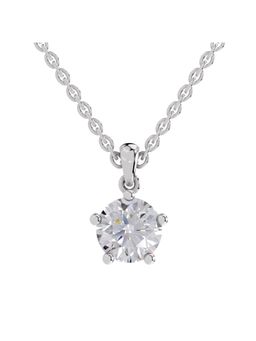 Sparkles - Lab Grown Diamond 2.01 Ct Pear Blossom Pendant 14K White Gold IGI Certified