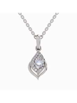 Sparkles - Lab Grown Diamond IGI Certified Pendant 0.7 Ct Pear Shaped White Gold
