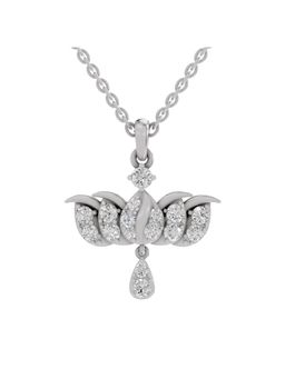 Sparkles - Lab Grown Diamond IGI Certified Pendant 0.92 Ct Round Shaped 14K White Gold