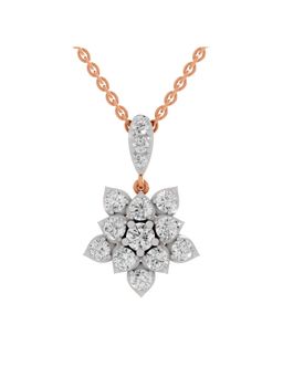 Sparkles - Lab Grown Diamond IGI Certified Pendant 1.45 Ct Round Shaped 14K Rose Gold