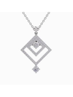 Sparkles - Lab Grown Diamond IGI Certified Pendant 1.64 Ct Round Shaped 14K White Gold