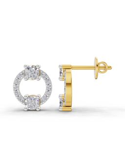 Sparkles - Lab Grown Diamond 0.84 Ct Earrings 14K Yellow Gold IGI Certified