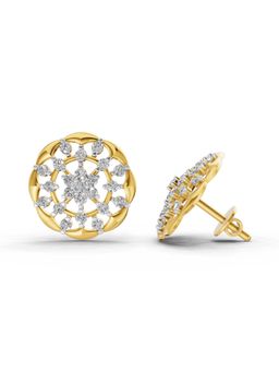 Sparkles - Lab Grown Diamond 0.49 Ct Eternal Earrings 14K Yellow Gold IGI Certified