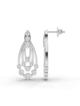 Sparkles - Lab Grown Diamond 1.04 Ct Earrings 14K White Gold IGI Certified