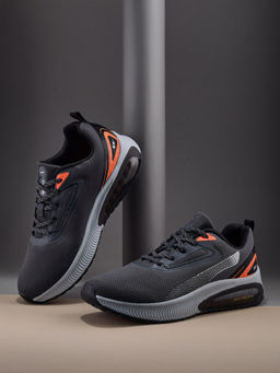 Campus - Clique Men Black Running Shoes