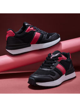 Campus - NIGMA Women Black & Red Running Shoes