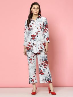 Clora Creation - Multi-Color Floral Printed Co-Ord Set