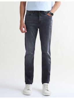 Arrow Newyork - Men Soho Slim Tapered Fit Whiskered Grey Jeans