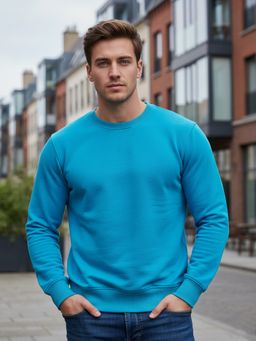 Obaan - Green Men Round Neck Sweatshirt