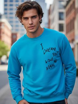 Obaan - Green Men Round Neck Sweatshirt