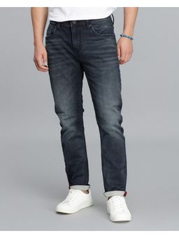 ROOKIES - Men Low-Rise Blue Cotton Blend Jeans