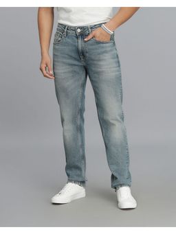 ROOKIES - Men Blue Mid-Rise Cotton Blend Jeans
