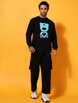 Griffel - Black Blue Bear Print Co-Ord Set