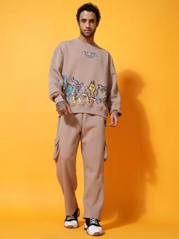 Griffel - Beige Oversized Co-Ord Set