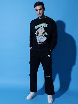 Griffel - Men Blue Printed Causal Co-Ord Set
