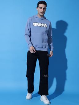 Griffel - Men Blue Printed Causal Co-Ord Set