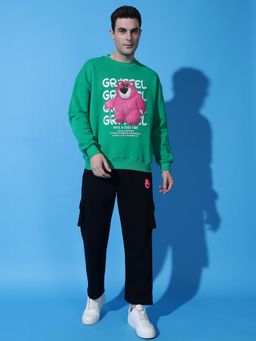 Griffel - Men Green Printed Causal Co-Ord Set