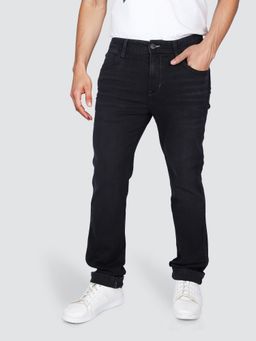 Wrangler - Men Black Davidson Slim Fit Mid Rise Jeans