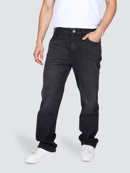 Wrangler - Men Black Redding Comfort Fit Mid Rise Jeans
