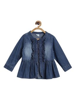 MINI KLUB - Woven Baby GirlsBlue Denim Top