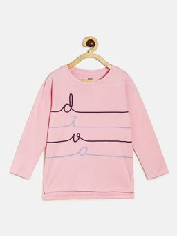 MINI KLUB - Knit Kids Girls Knit Pink T-Shirt