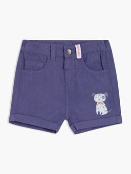 MINI KLUB - Purple PRinted Baby Boys Shorts