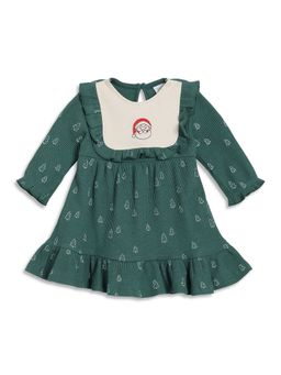 MINI KLUB - Knit Baby Girls Green Dress