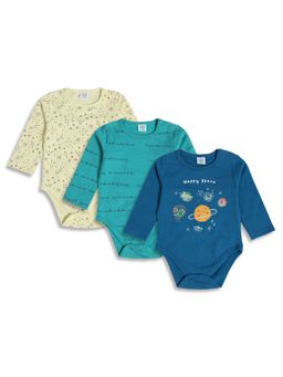 MINI KLUB - Knit New Born And Baby Boys Body Suits (Pack of 3)