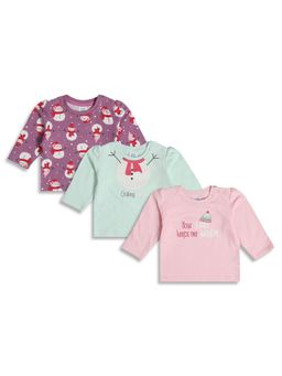 MINI KLUB - Knit New Born And Baby Girls Knit Tops (Pack of 3)