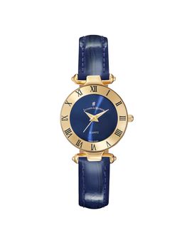 Jacques Du Manior - Coupole Classic Swiss Made Analogue Blue Round Dial Womens Watch- Rcj.04