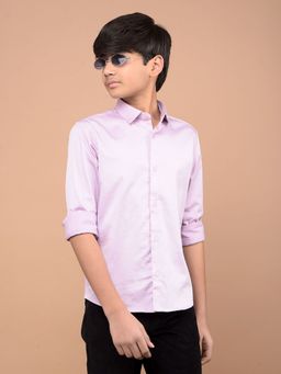 CRIMSOUNE CLUB - Boy's Lavender Shirt
