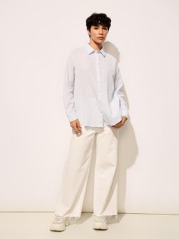 ONLY - Women Blue Stripes Shirt