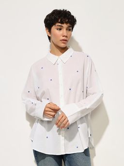 ONLY - Women White Printed Shirt