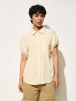 ONLY - Women Beige Solid Shirt