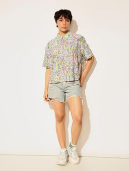 ONLY - Women Multi-Color Printed Shirt