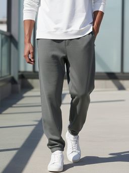 Bewakoof - Men's Charcoal Grey Oversized Joggers