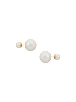 SHASHI - Double Pearl Earrings