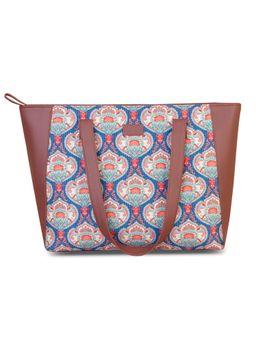 Zouk - Women Handcrafted Side Tote Bag & Handbag for Office and College-Blue