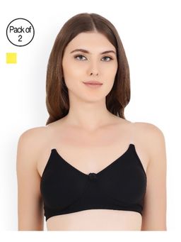 Floret - Pack of 2 Solid T-shirt Bra - Multi-Color