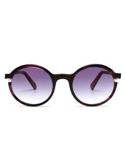 Scott Sunglasses - Grey Lens Wayfarer Sunglass Full Rim Purple Frame - Scott 10015 Zendaya C3 52 S
