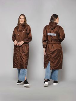 The Clownfish - Raincoats For Women Reversible Double Layer- Brown (Set of 2)