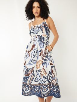 max - Women Printed A-Line Midi Dress