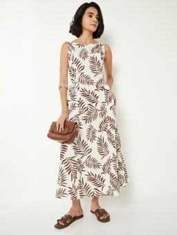 max - Women Printed A-Line Midi Dress